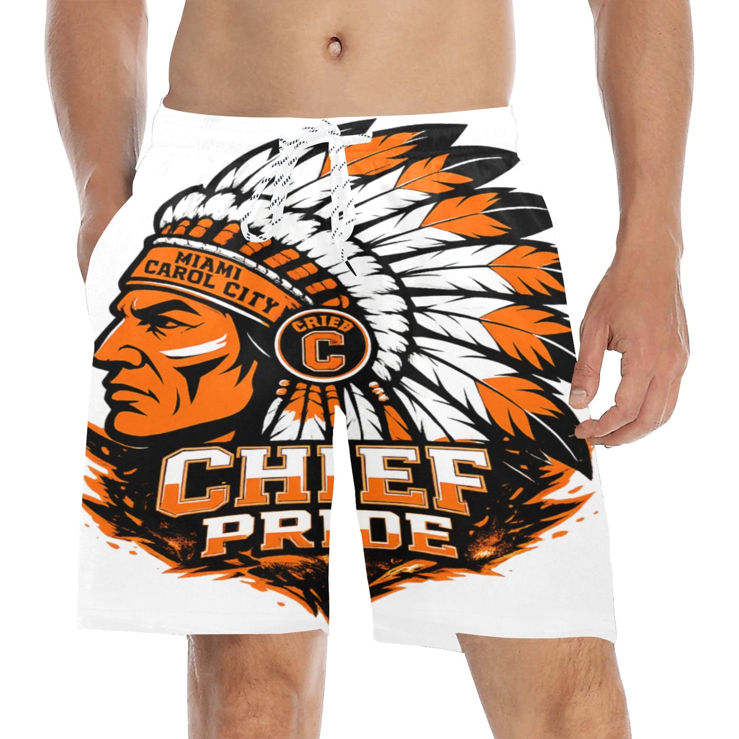 Chief's Men's Mid-Length Beach Shorts