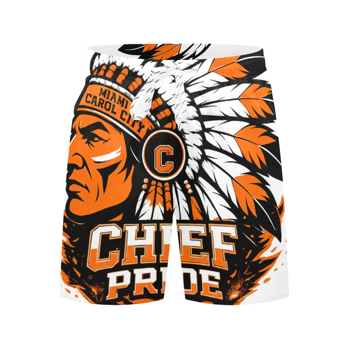 Chief Men's Trunks Men's Mid-Length Beach Shorts