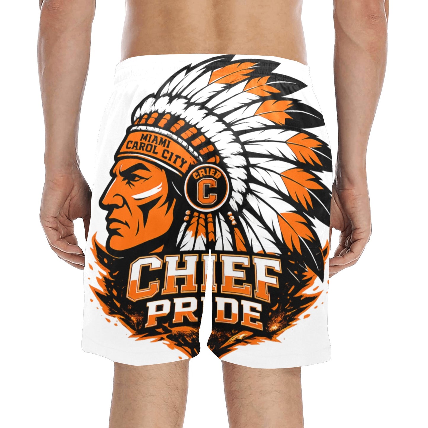 Chief's Men's Mid-Length Beach Shorts