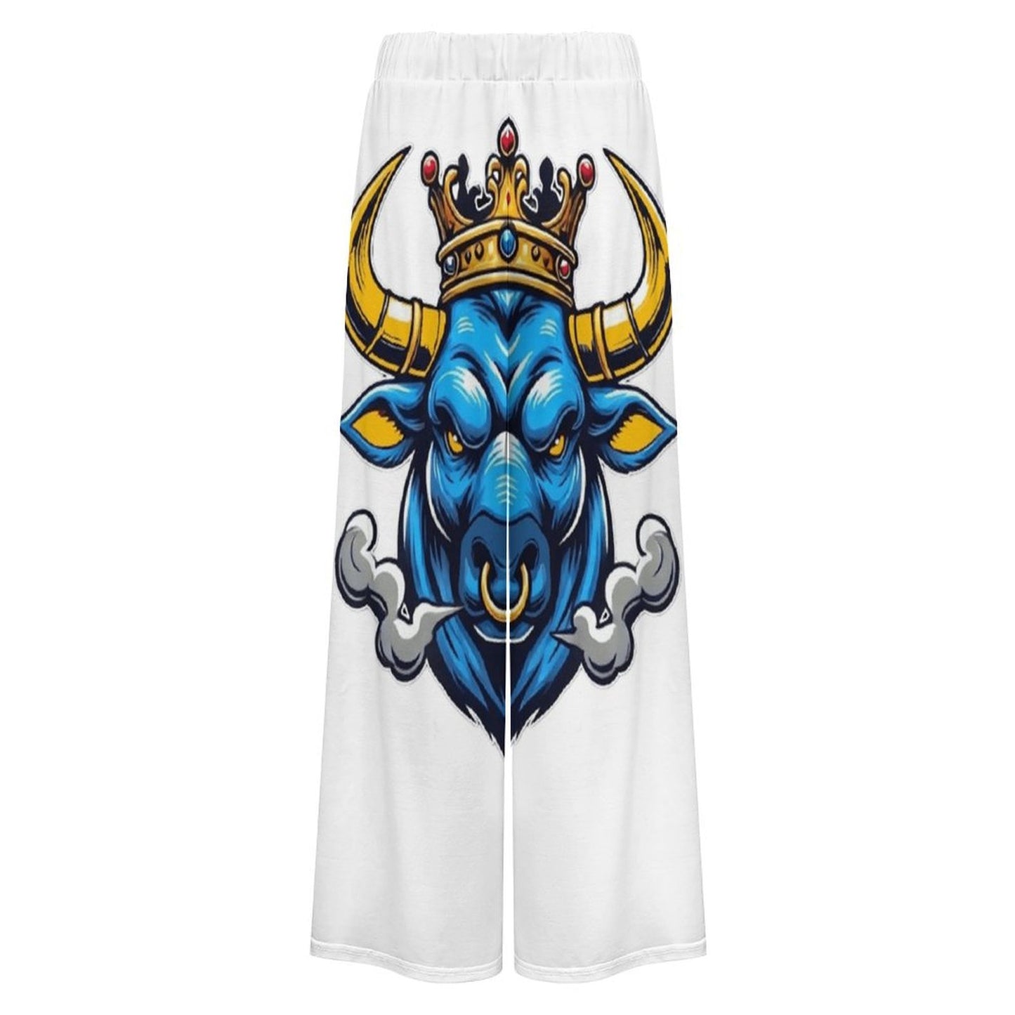 Gwen Cherry Optimist All-Over Women’s Wide-Leg Pants