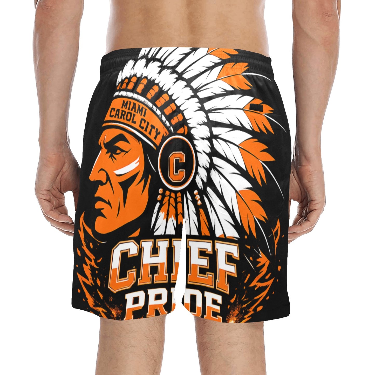 Chiefs Men's Mid-Length Beach Shorts