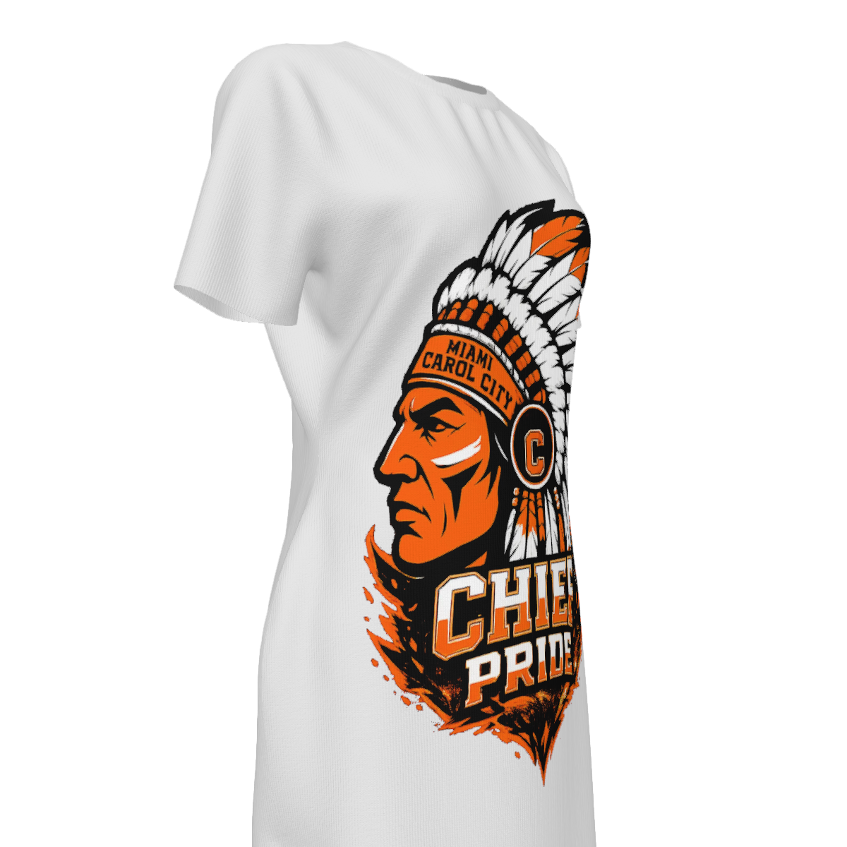 Chief Women's Crew Neck Bodycon Dress