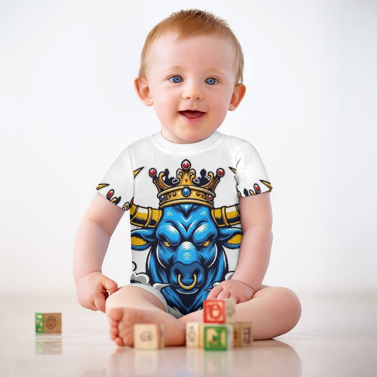Baby Bull Short Sleeve Baby Romper
