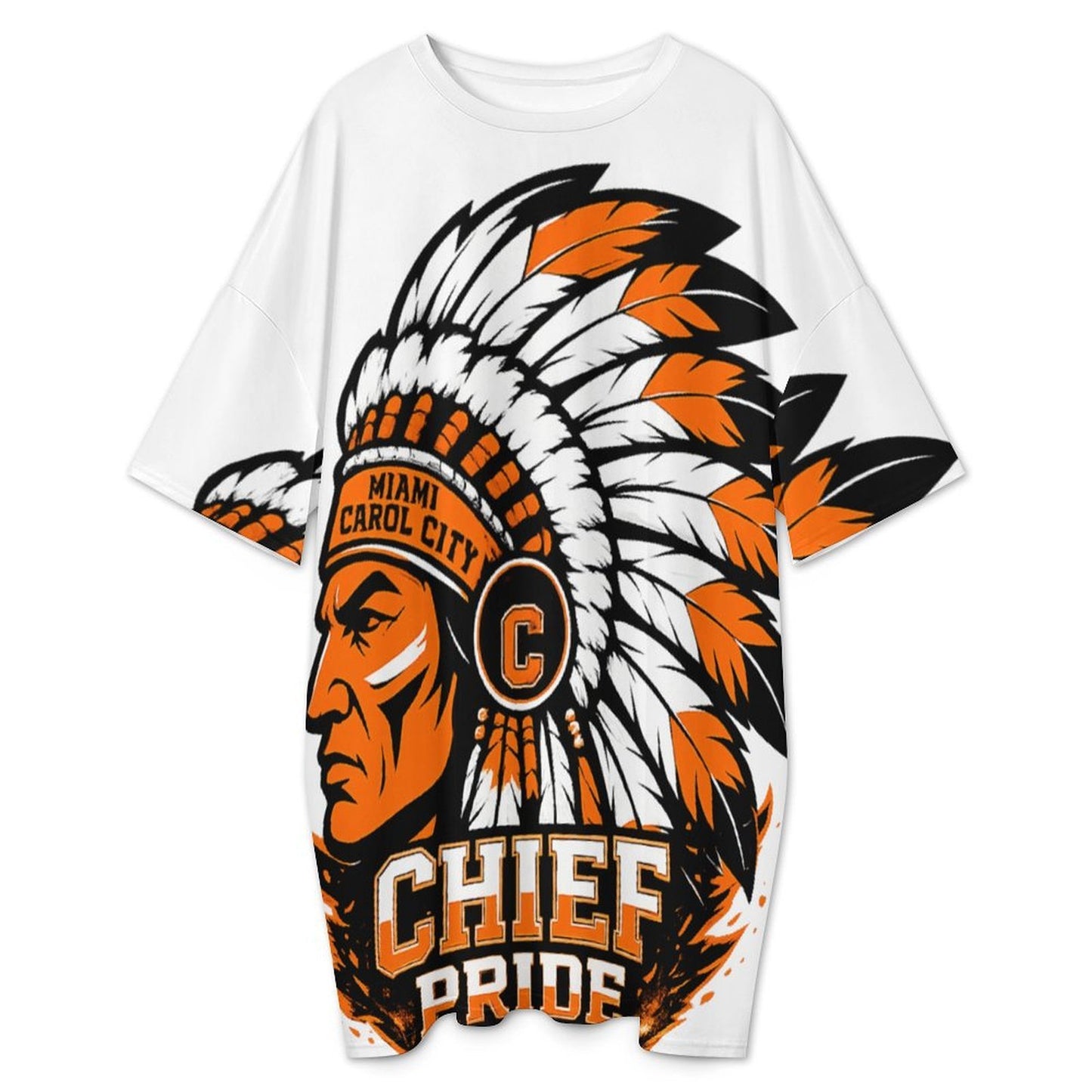 CHIEFS OVERSIZED TEE Women's Oversized T- Shirt Loungewear