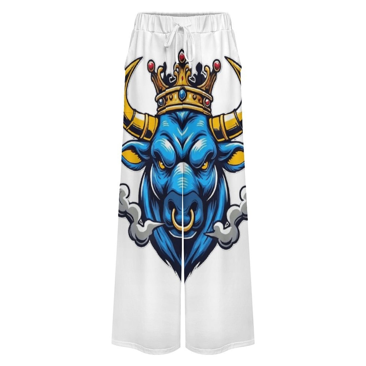 Gwen Cherry Optimist All-Over Women’s Wide-Leg Pants