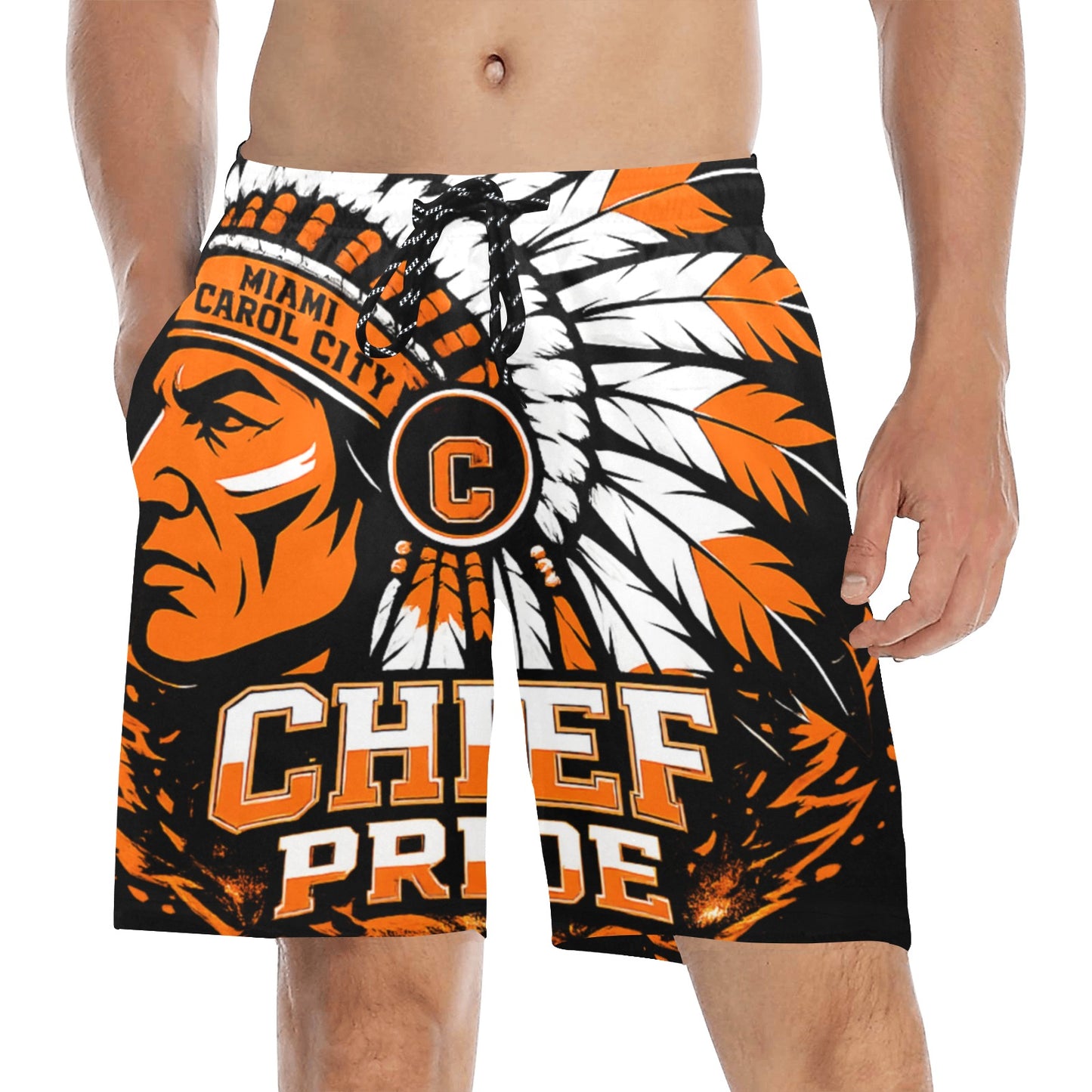 Chiefs Men's Mid-Length Beach Shorts