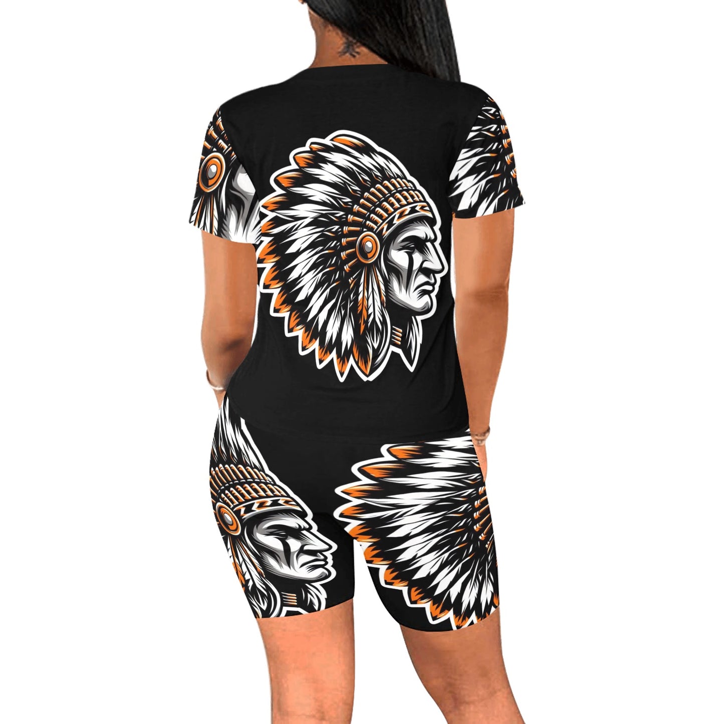 CHIEF HEAD Women's Short Yoga Set