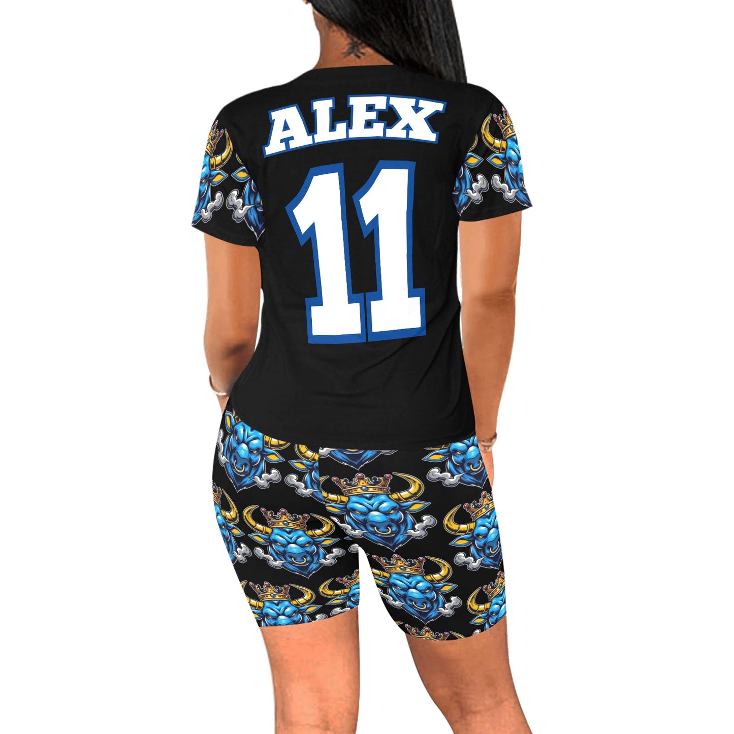 Gwen Cherry Park  Women's Short Yoga Set