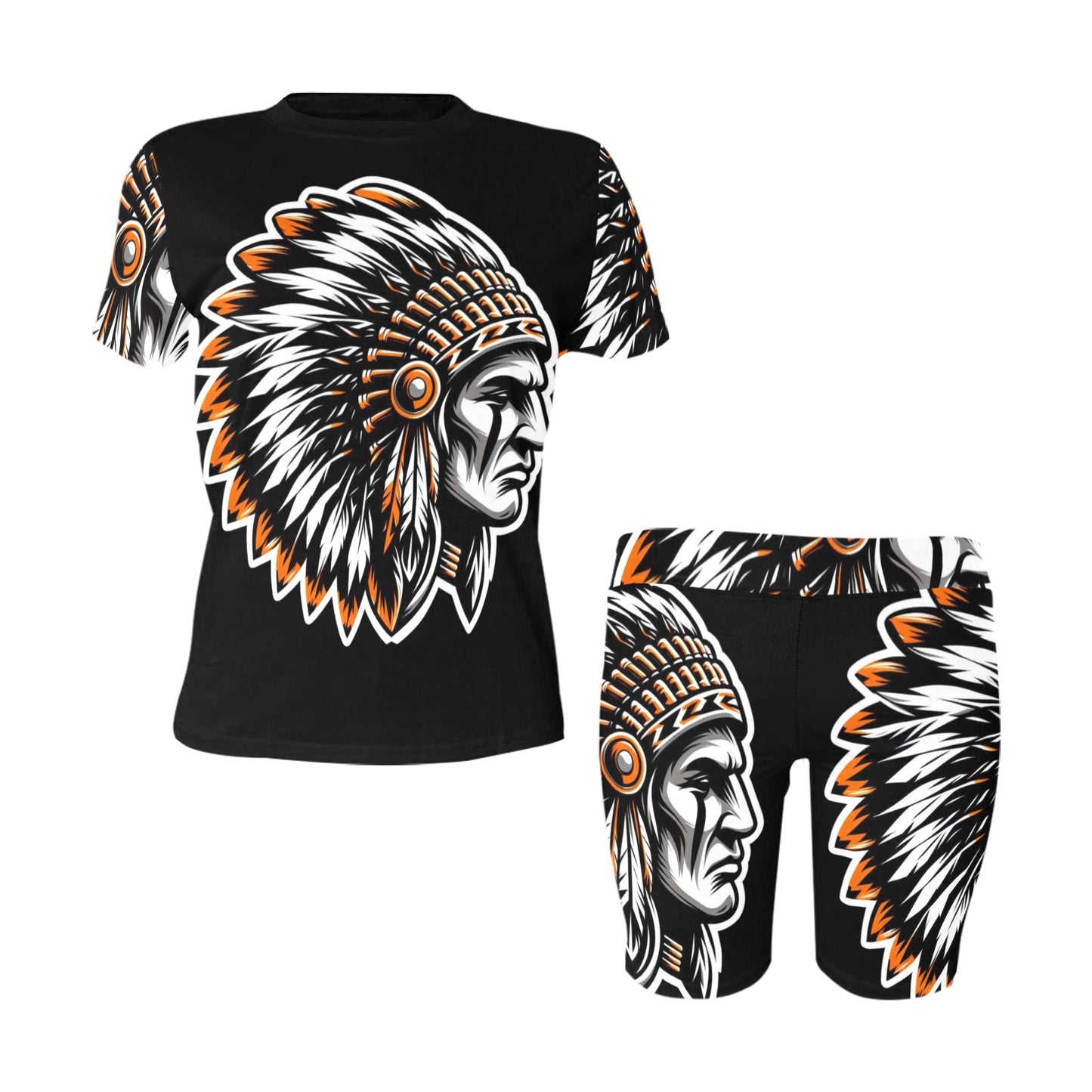 CHIEF HEAD Women's Short Yoga Set