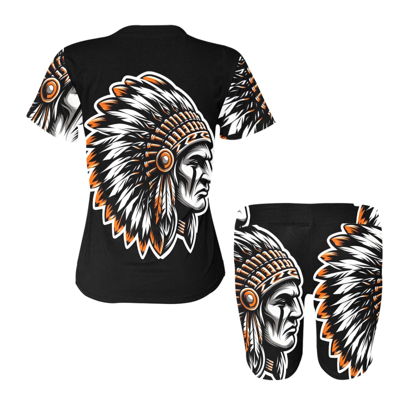 CHIEF HEAD Women's Short Yoga Set